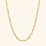 14K Yellow Gold Medium Paper Clip Chain