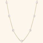 14K Yellow  Gold Fresh Water Pearl Necklace